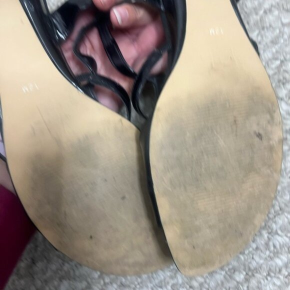 Ros Hommerson Vintage Sandal Heel black size 12 - Picture 4 of 10